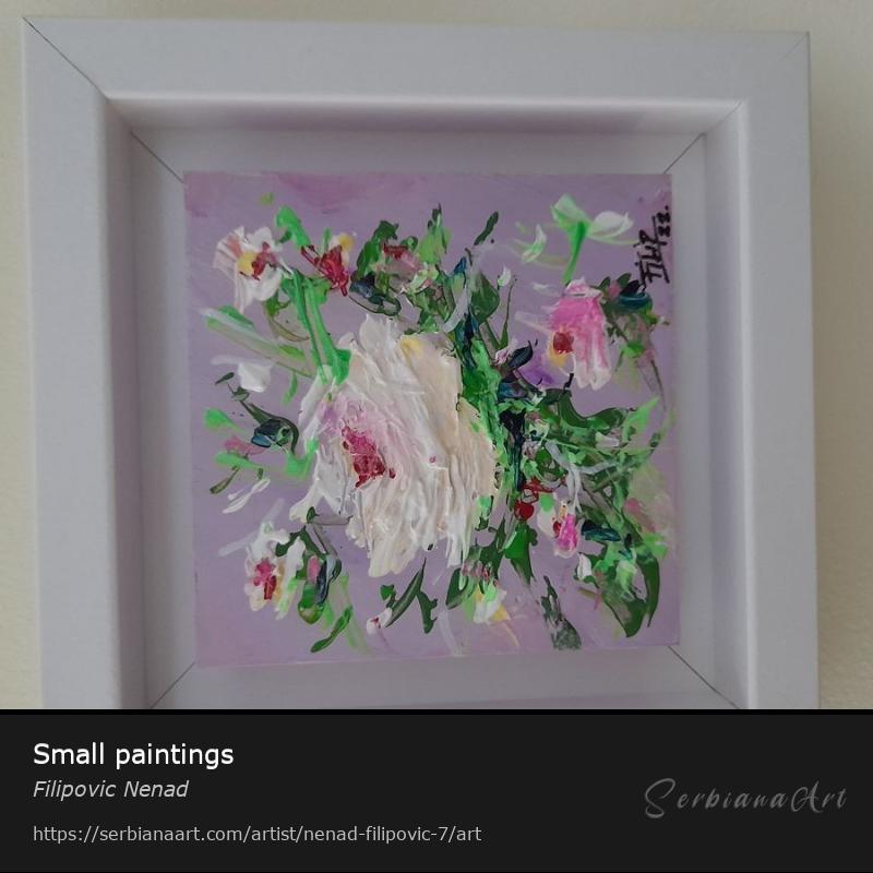 Small paintings, Oil/Panel, Filipovic Nenad