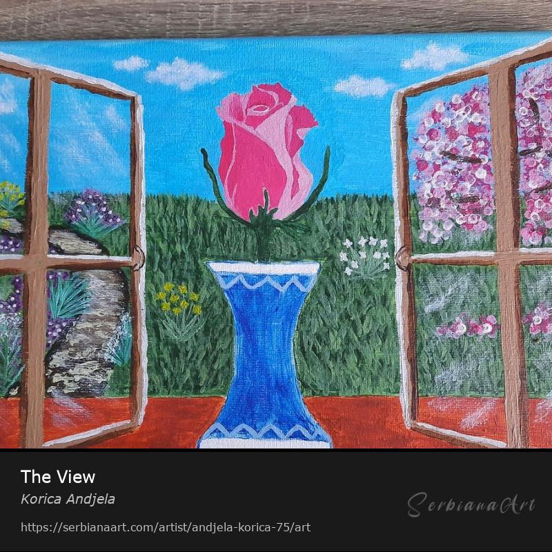 The View, Acrylic/Canvas, Korica Andjela