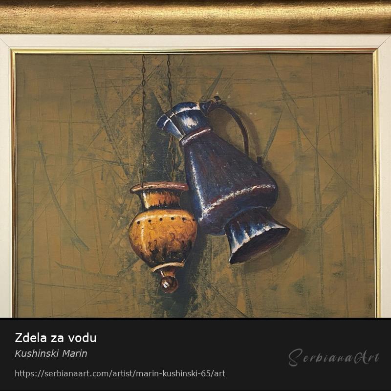 Zdela za vodu, Oil/Canvas, Kushinski Marin