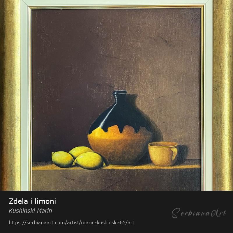 Zdela i limoni, Oil/Canvas, Kushinski Marin