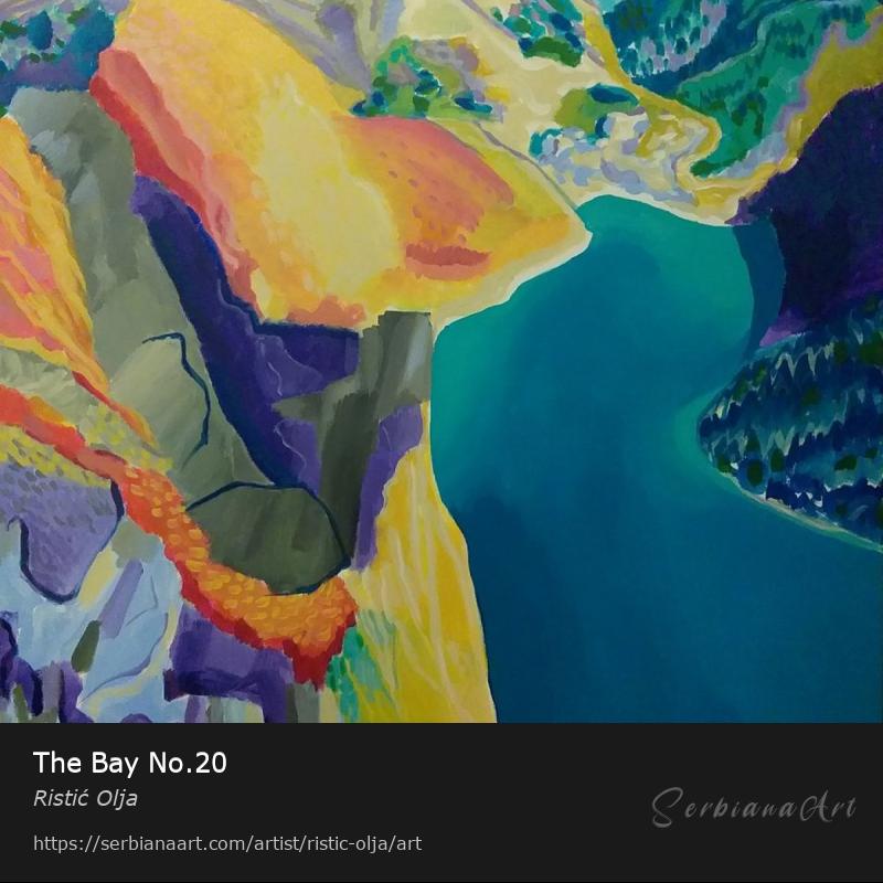 The Bay No.20, Acrylic/Canvas, Ristić Olja