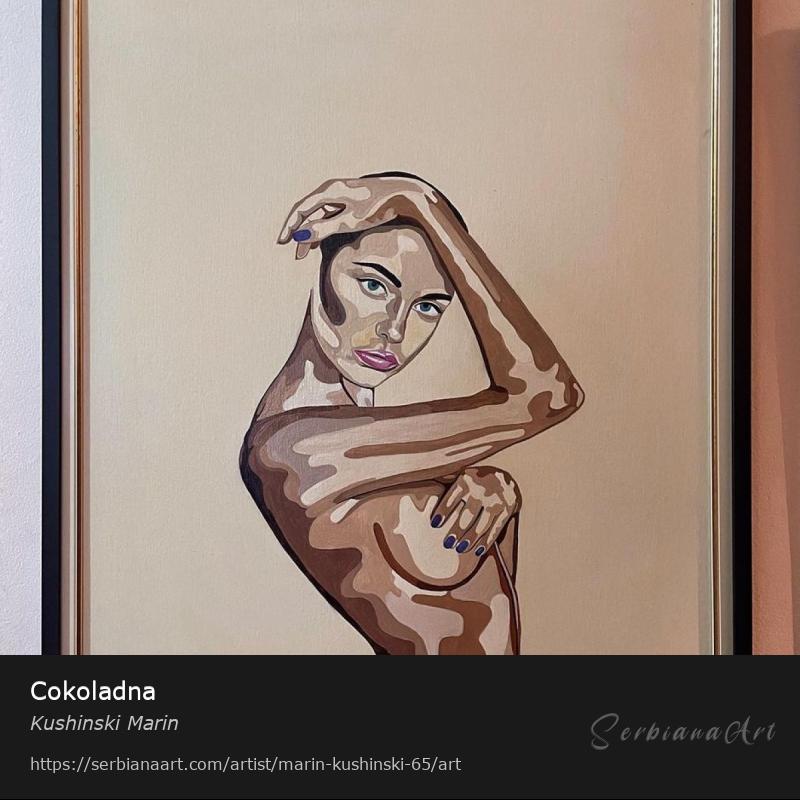Cokoladna, Oil/Canvas, Kushinski Marin