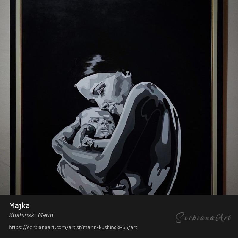 Majka, Oil/Canvas, Kushinski Marin