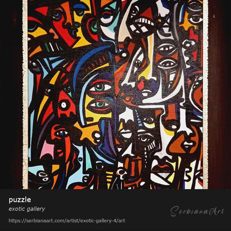 puzzle, Oil/Canvas, exotic gallery