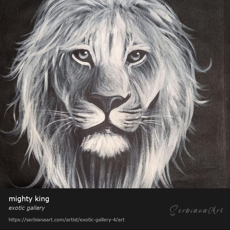 mighty king, Oil/Canvas, exotic gallery