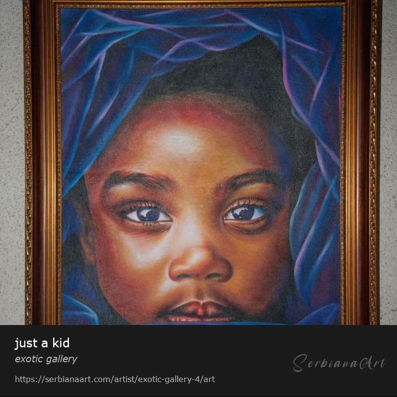 just a kid, Oil/Canvas, exotic gallery