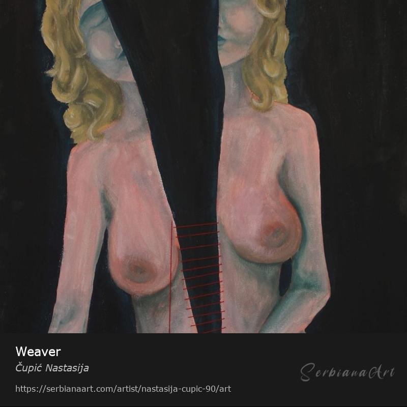 Weaver, Tempera/Canvas, Čupić Nastasija