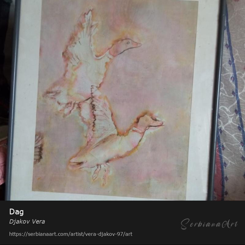 Dag, Watercolor/Canvas, Djakov Vera