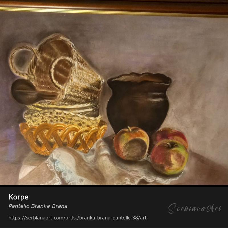 Korpe, Pastel/Canvas, Pantelic Branka Brana