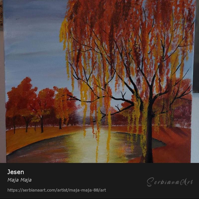 Jesen, Acrylic/Canvas, Maja Maja