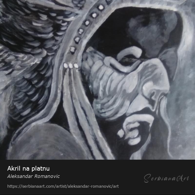Akril na platnu , Acrylic/Canvas, Aleksandar Romanovic
