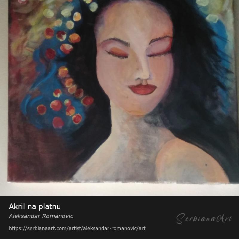 Akril na platnu , Acrylic/Canvas, Aleksandar Romanovic