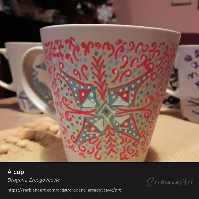 A cup, Creative Handicraft/Ceramic, Dragana Ercegovcevic