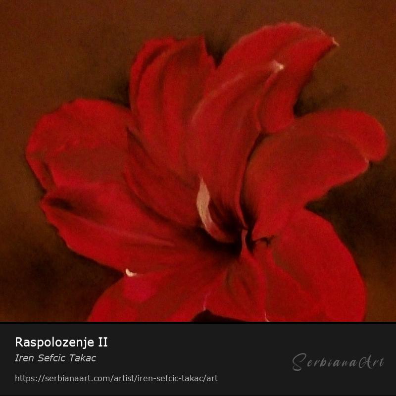 Raspolozenje II, Pastel/Paper, Iren Sefcic Takac