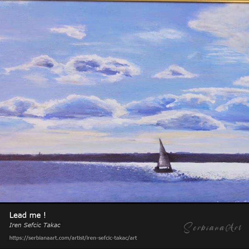 Lead me !, Oil/Canvas, Iren Sefcic Takac