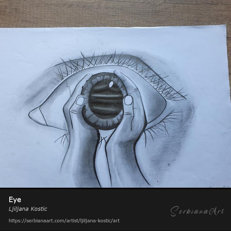 Eye, Pencil/Paper, Ljiljana Kostic