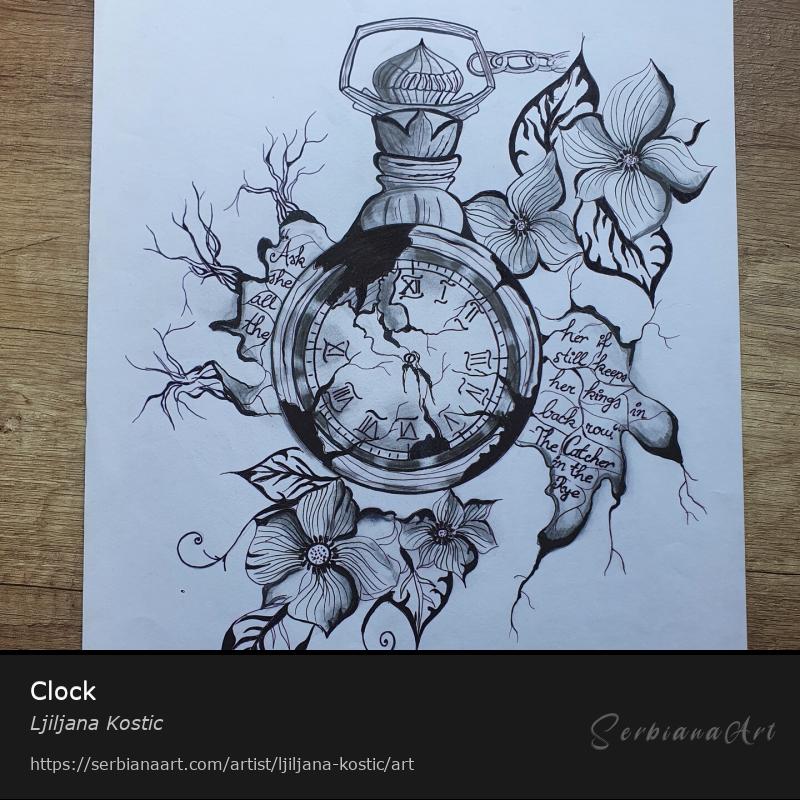 Clock, Pencil/Paper, Ljiljana Kostic