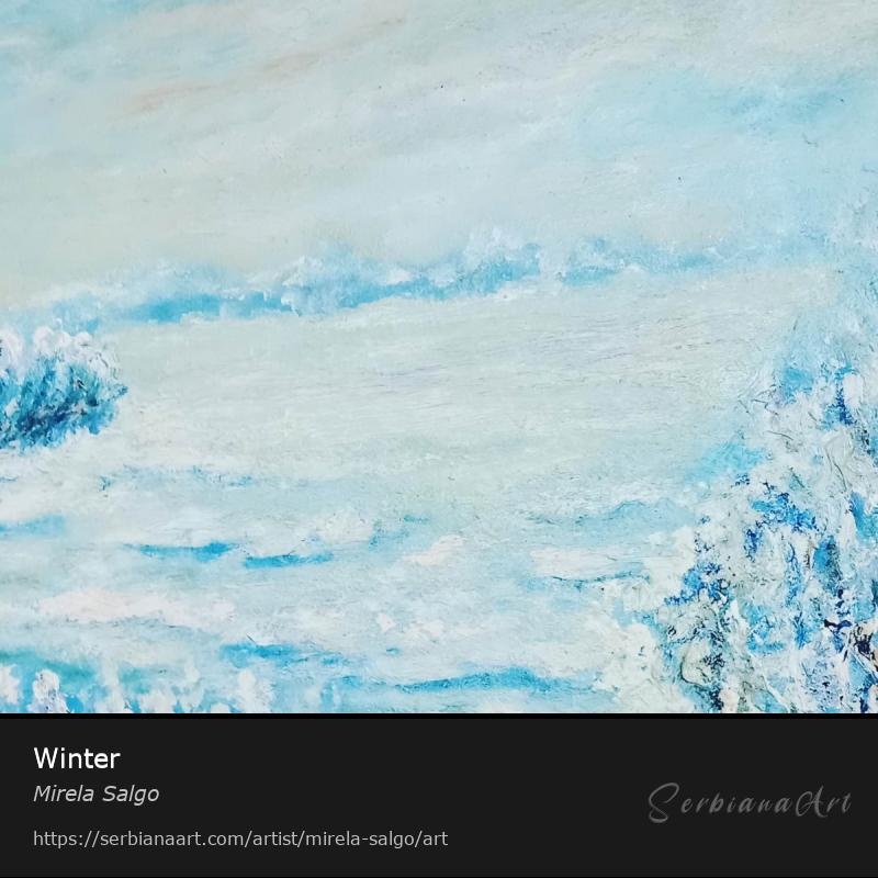 Winter, Oil/Canvas, Mirela Salgo
