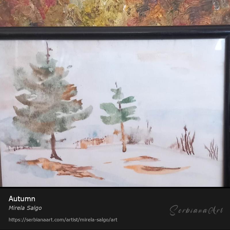 Autumn, Watercolor/Paper, Mirela Salgo