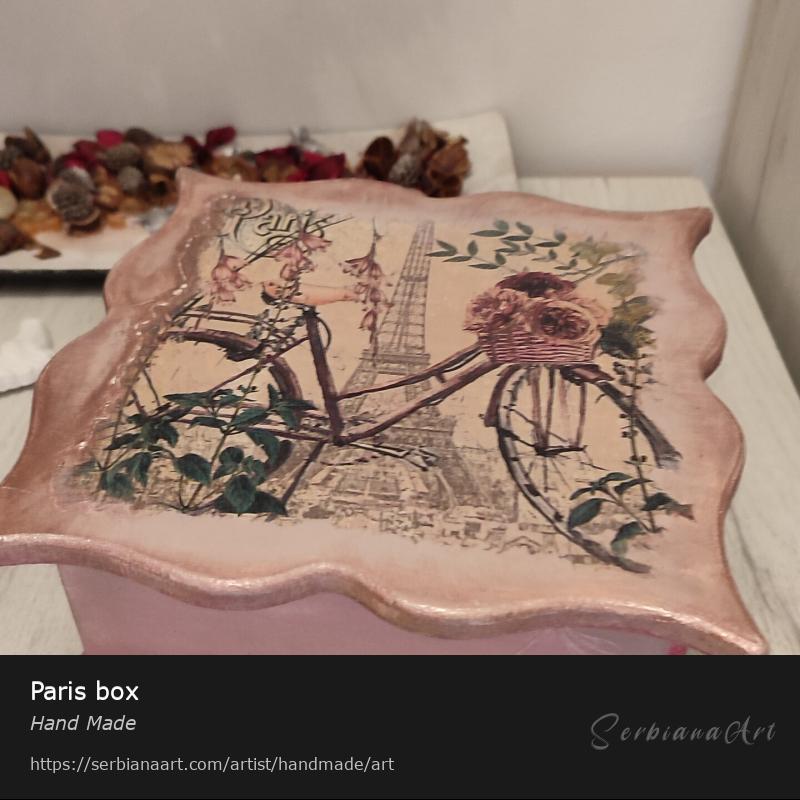 Paris box, Creative Handicraft/Panel, Hand Made