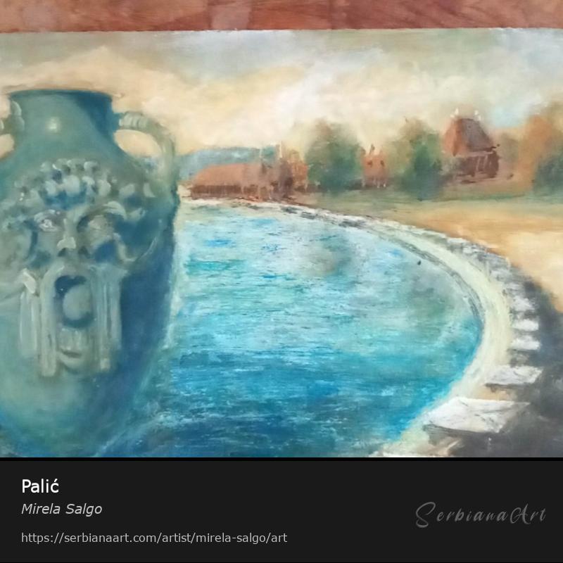 Palić, Oil/Cardboard, Mirela Salgo