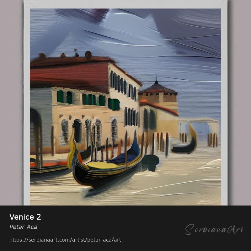 Venice 2, Mixed Media/Canvas, Petar Aca