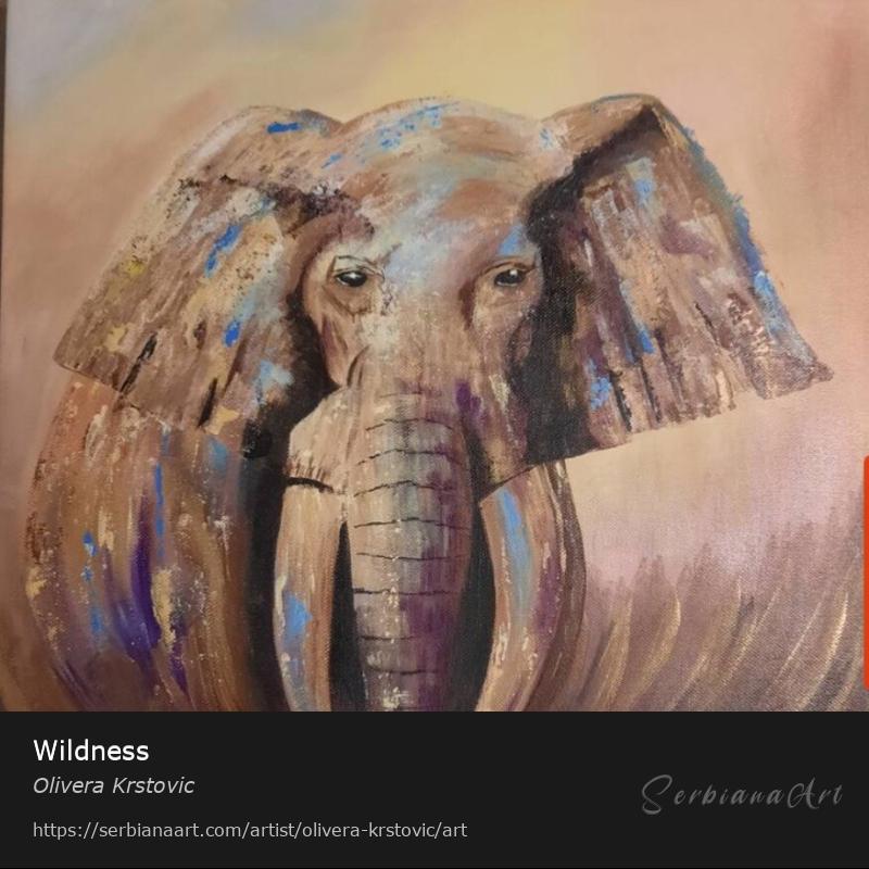 Wildness, Acrylic/Canvas, Olivera Krstovic