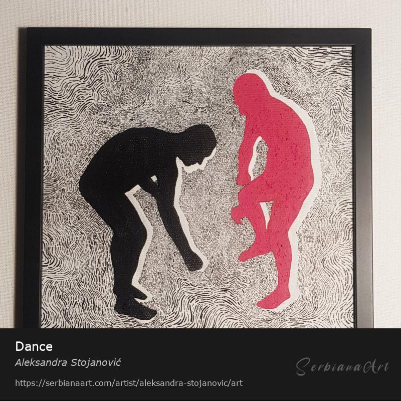 Dance, Acrylic/Canvas, Aleksandra Stojanović