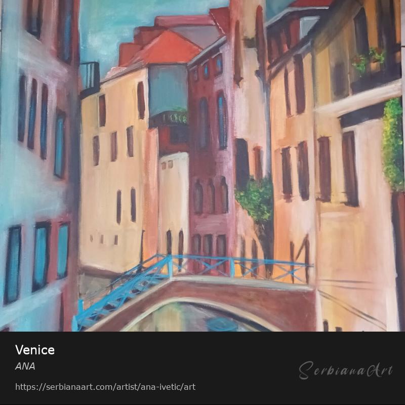 Venice, Acrylic/Canvas, ANA