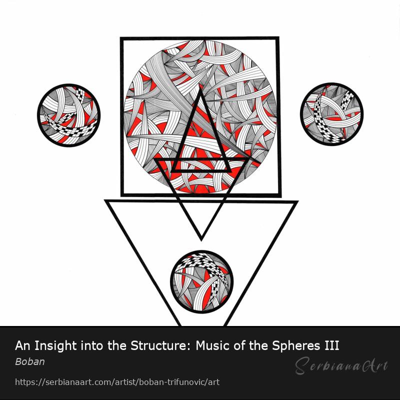 An Insight into the Structure: Music of the Spheres III, Ink/Paper, Boban