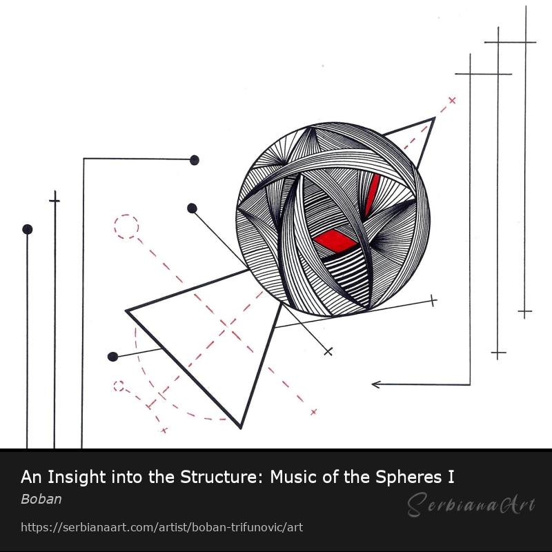 An Insight into the Structure: Music of the Spheres I, Ink/Paper, Boban