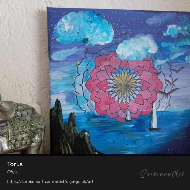 Torus, Acrylic/Canvas, Olga
