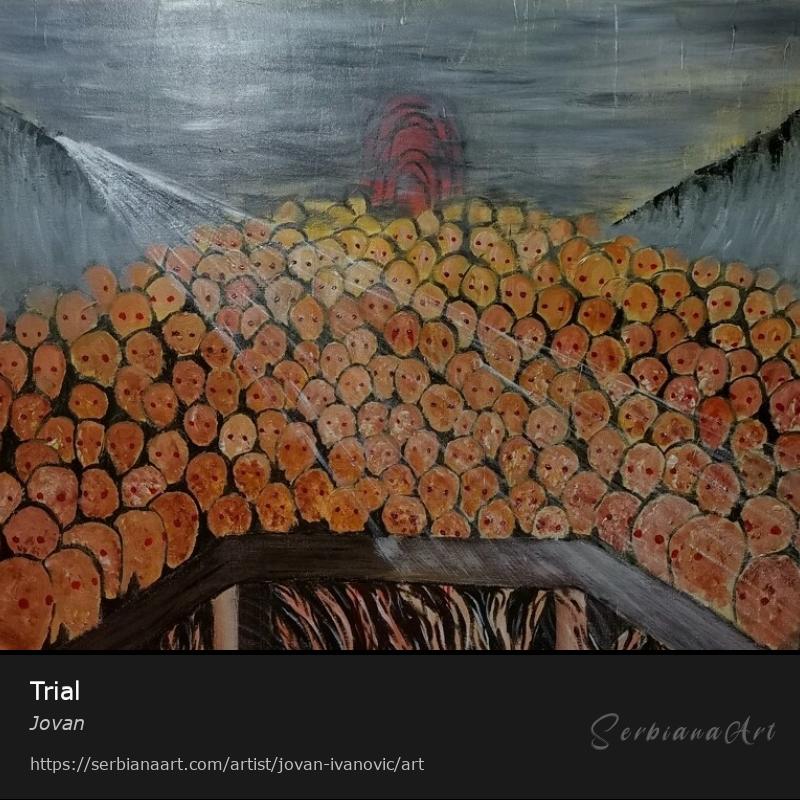 Trial, Acrylic/Canvas, Jovan
