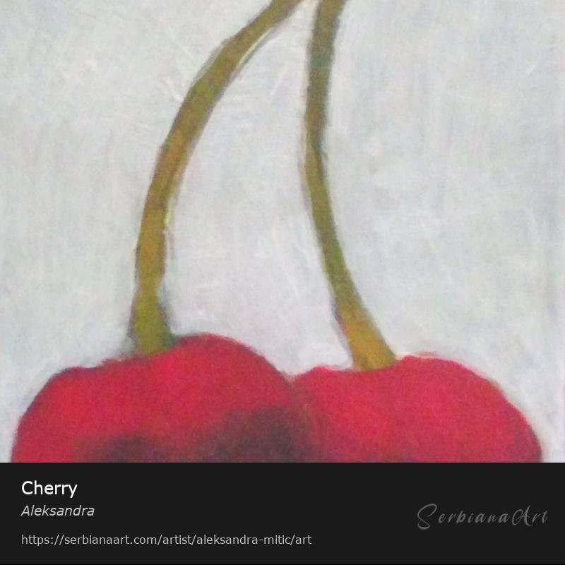 Cherry, Acrylic/Canvas, Aleksandra