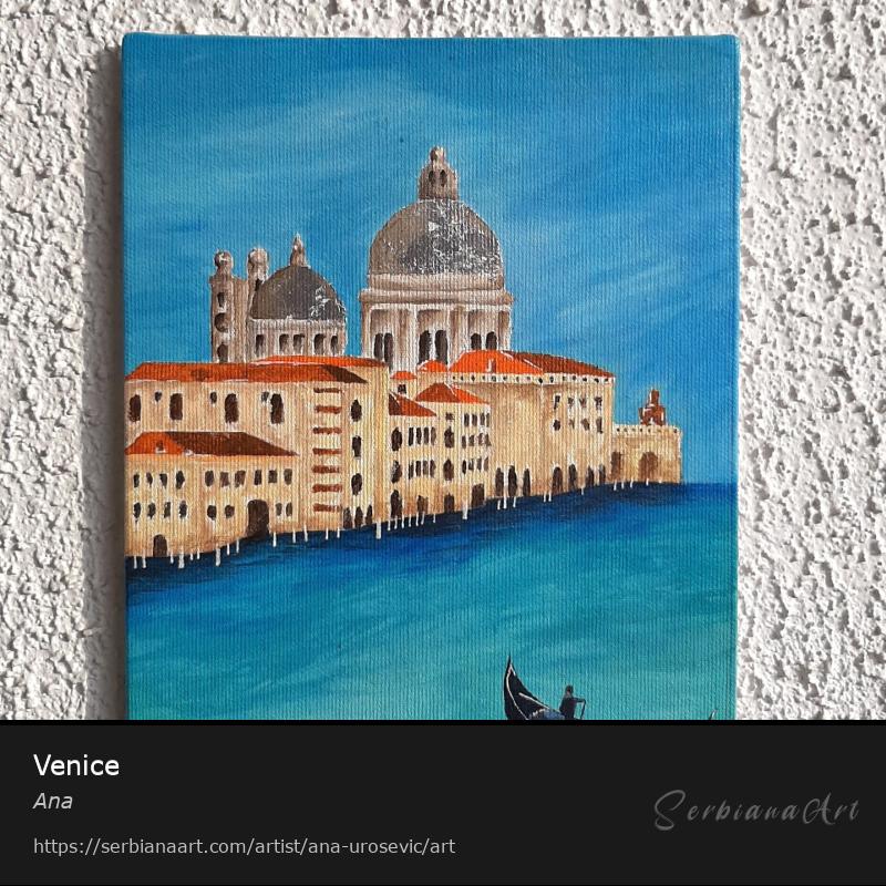 Venice, Acrylic/Canvas, Ana