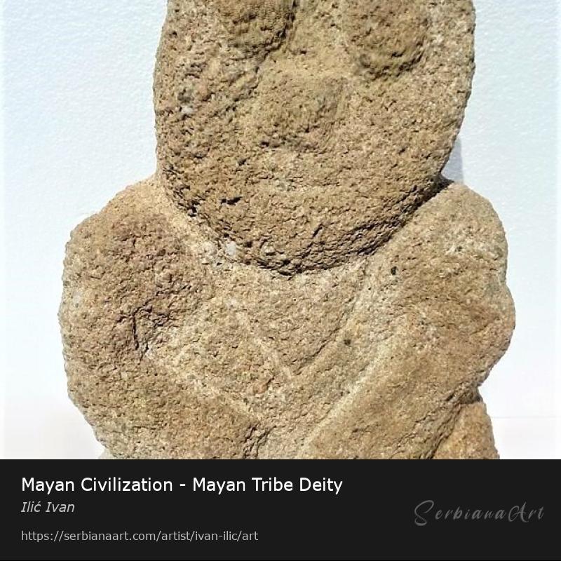 Mayan Civilization - Mayan Tribe Deity, Sculpture/Stone, Ilić Ivan