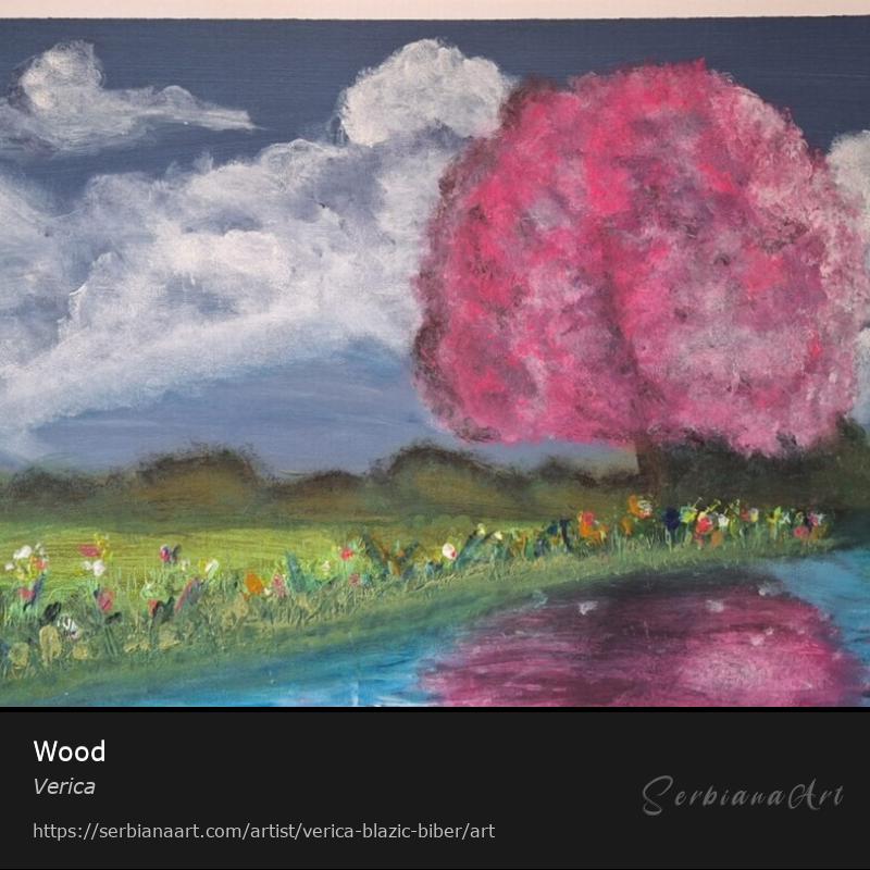 Wood, Acrylic/Canvas, Verica