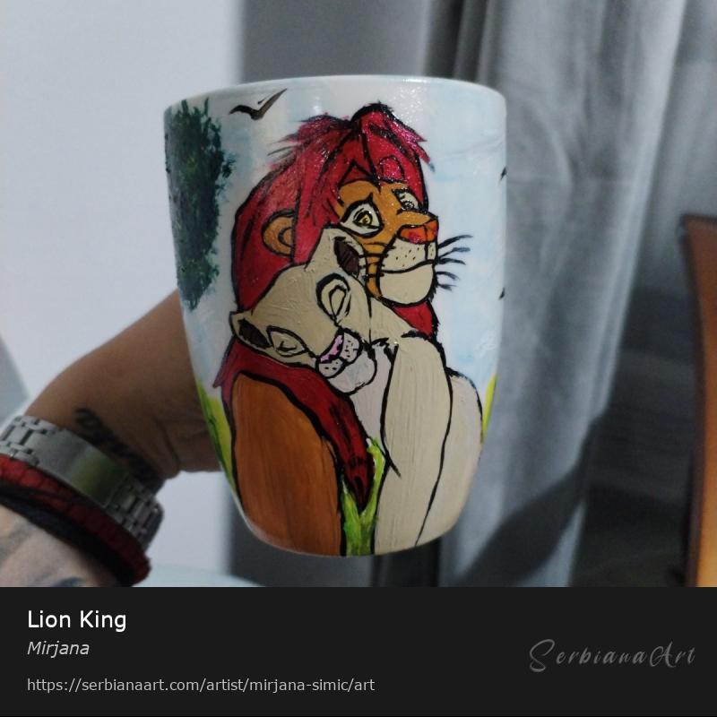 Lion King, Creative Handicraft/Ceramic, Mirjana