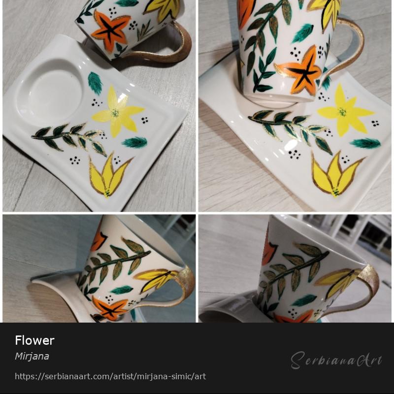 Flower, Creative Handicraft/Ceramic, Mirjana