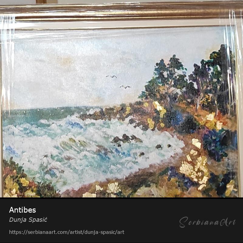 Antibes, Acrylic/Canvas, Dunja Spasić
