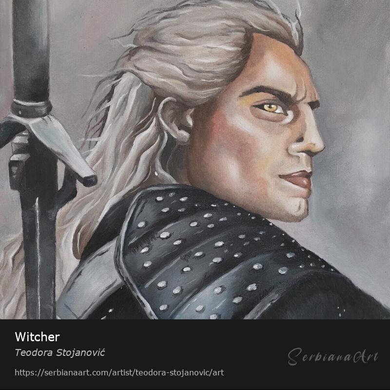 Witcher, Oil/Canvas, Teodora Stojanović