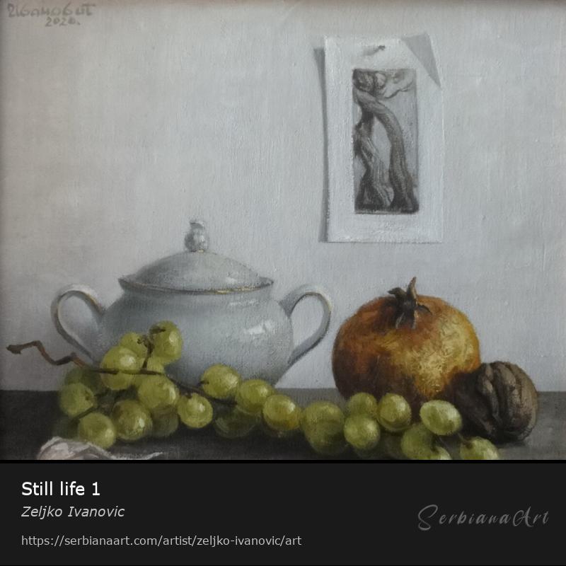 Still life 1, Oil/Canvas, Zeljko Ivanovic