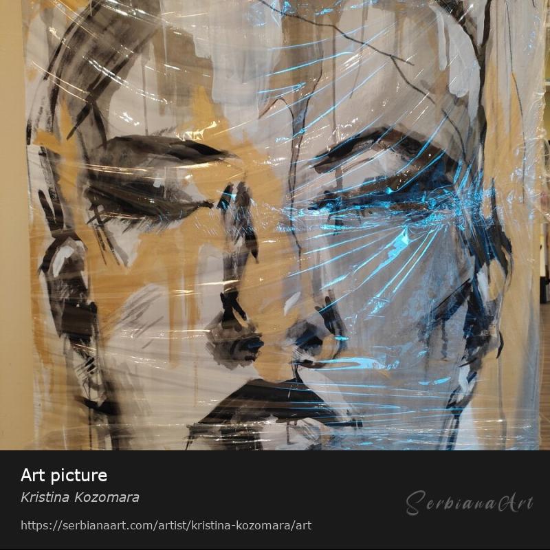 Art picture, Acrylic/Canvas, Kristina Kozomara