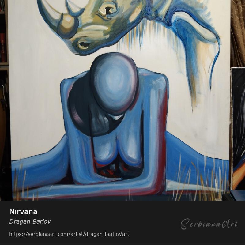 Nirvana, Acrylic/Canvas, Dragan Barlov