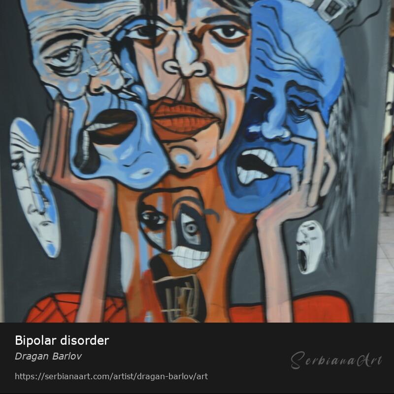 Bipolar disorder, Acrylic/Canvas, Dragan Barlov