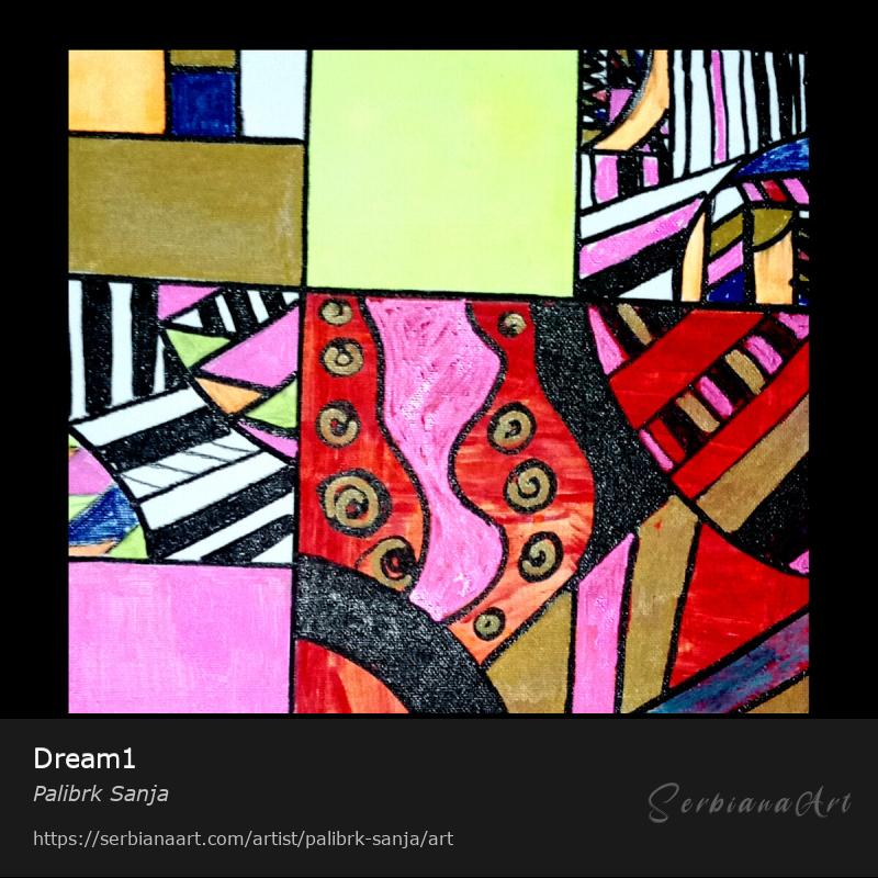 Dream1, Mixed Media/Canvas, Palibrk Sanja