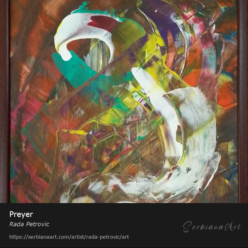 Preyer, Acrylic/Wood, Rada Petrovic