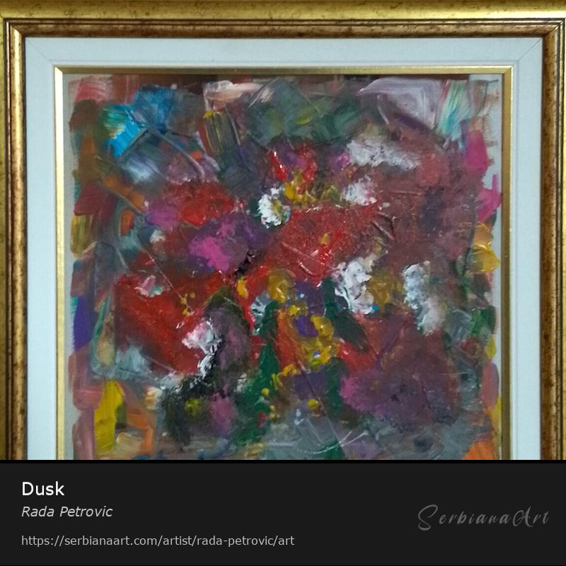 Dusk, Acrylic/Canvas, Rada Petrovic