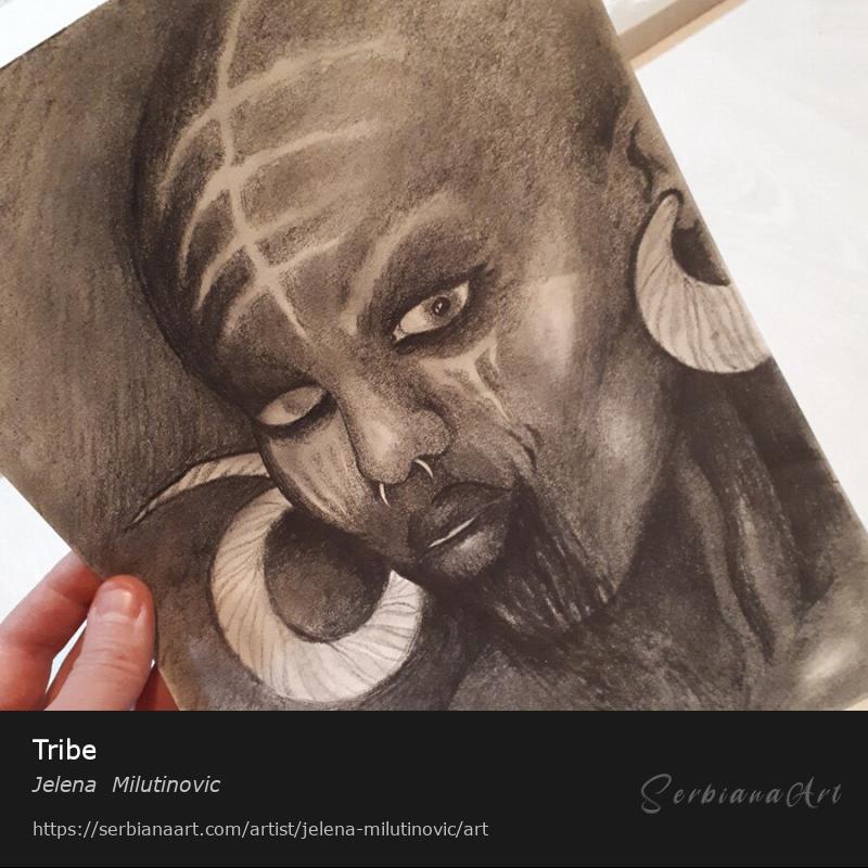 Tribe, Pencil/Paper, Jelena  Milutinovic