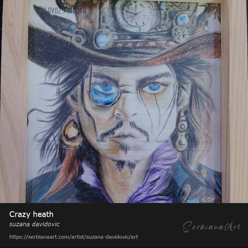 Crazy heath, Pencil/Paper, suzana davidovic